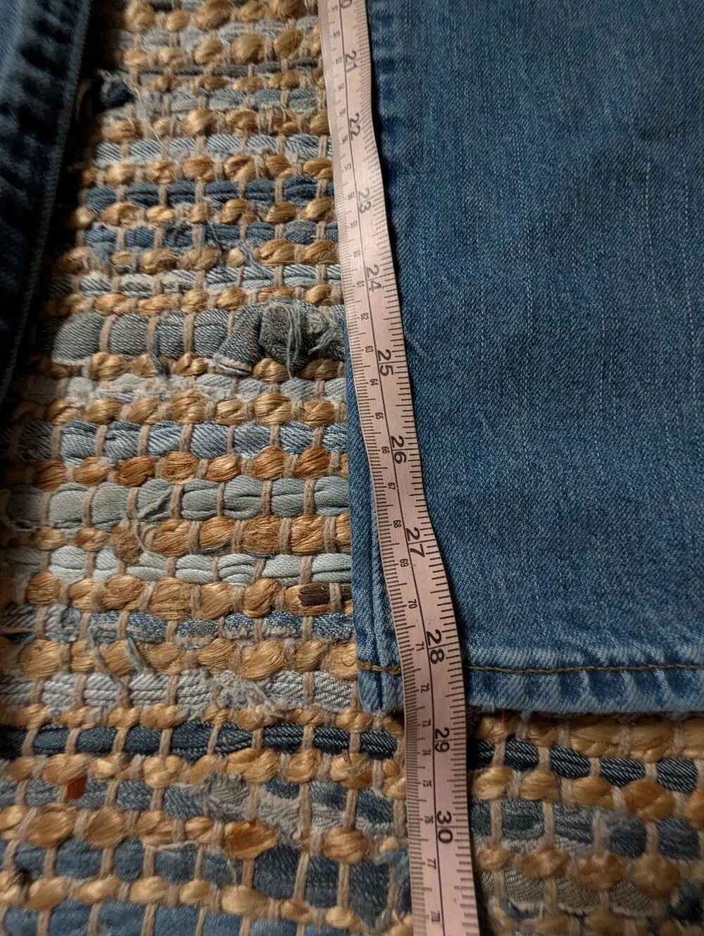 J.Crew Flex Straight Jeans W34 L30 Medium Wash Stretch Classic Denim Preppy